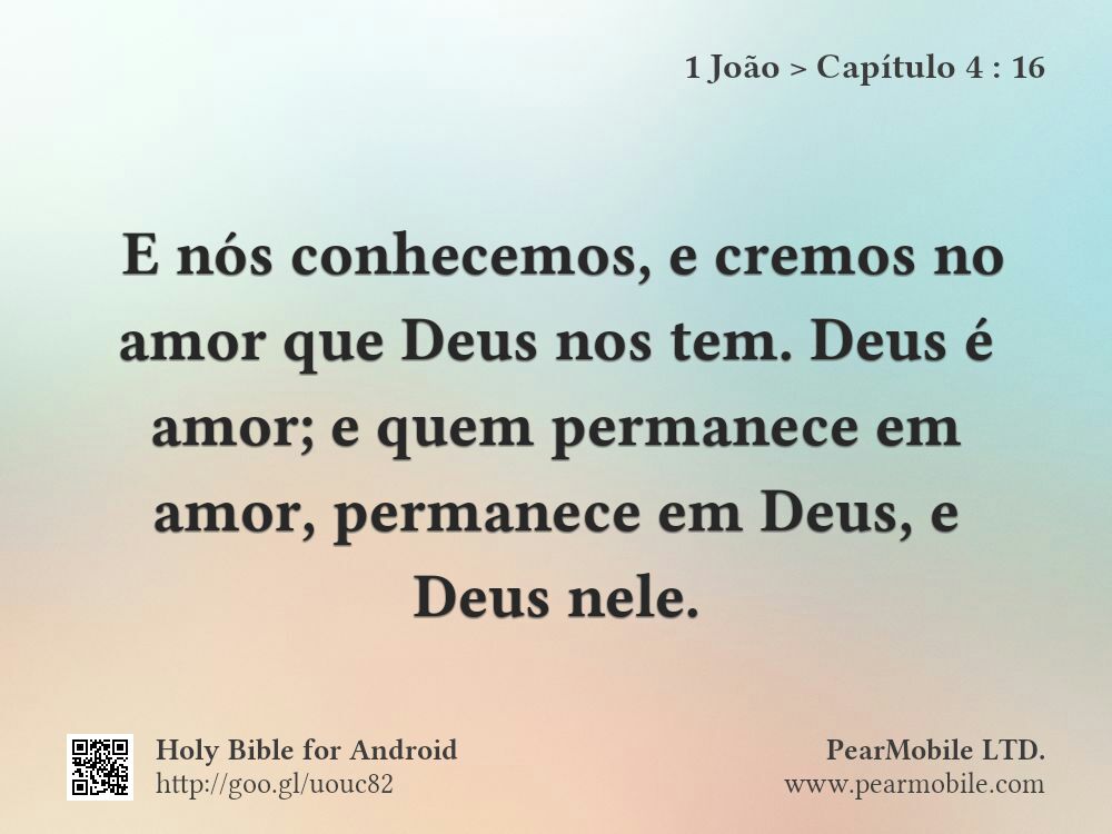 1 João, Capítulo 4:16
